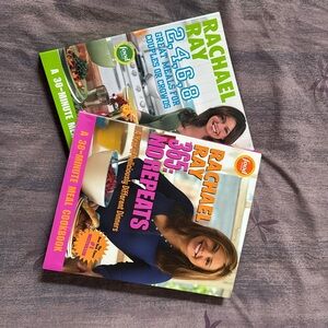 Bundle of two Rachel Ray cookbooks. Excellent condition. 30 minute meals.